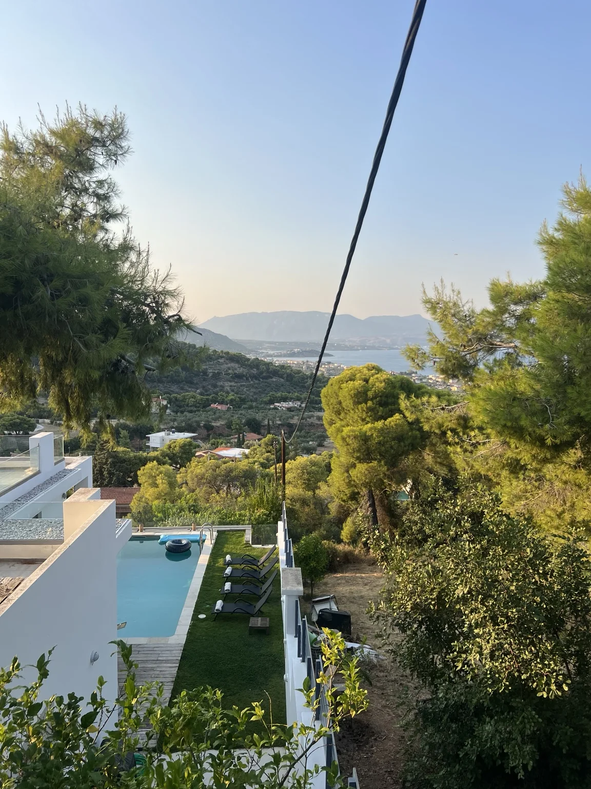 Panoramic view over the Saronic Gulf